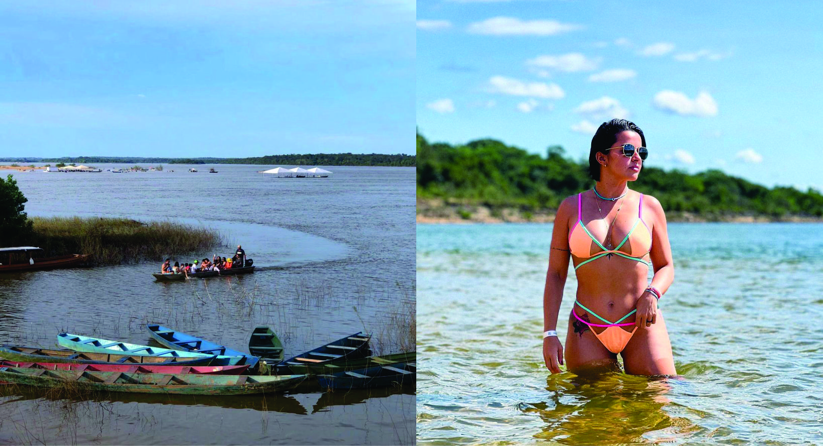 Veranistas já desfrutam das águas do Araguaia em Conceição